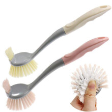 Dearjana Dish Scrubber Brushes, Dish Cookware and Vegetable Brush with Durable Bristles, 2 Sided Dish Brush for Sink Kitchen Pot Pan Plate Cleaning,