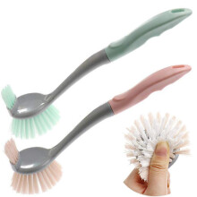 Dearjana Dish Scrubber Brushes, Dish Cookware and Vegetable Brush with Durable Bristles, 2 Sided Dish Brush for Sink Kitchen Pot Pan Plate Cleaning,