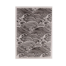 NZJ Sea Water Wave Plastic Embossing Folders for Card Making Scrapbooking and Other Paper Crafts