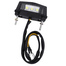 LED Motorcycle License Plate Light Waterproof Energy Saving Tail Lamp for Motorbike and Utility Vehicles