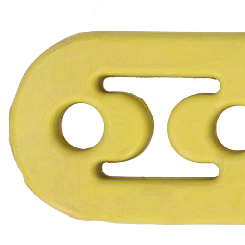 12mm Polyurethane Muffler Hanger, Adjustable, Shockproof, Yellow 2