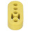12mm Polyurethane Muffler Hanger, Adjustable, Shockproof, Yellow 12