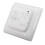 Single Switch Box Compatible Thermostat with Heating Indicator 3