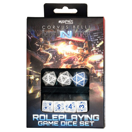 Asmodee Infinity RPG Dice Set Alpeh (Set of 7) - Board Game