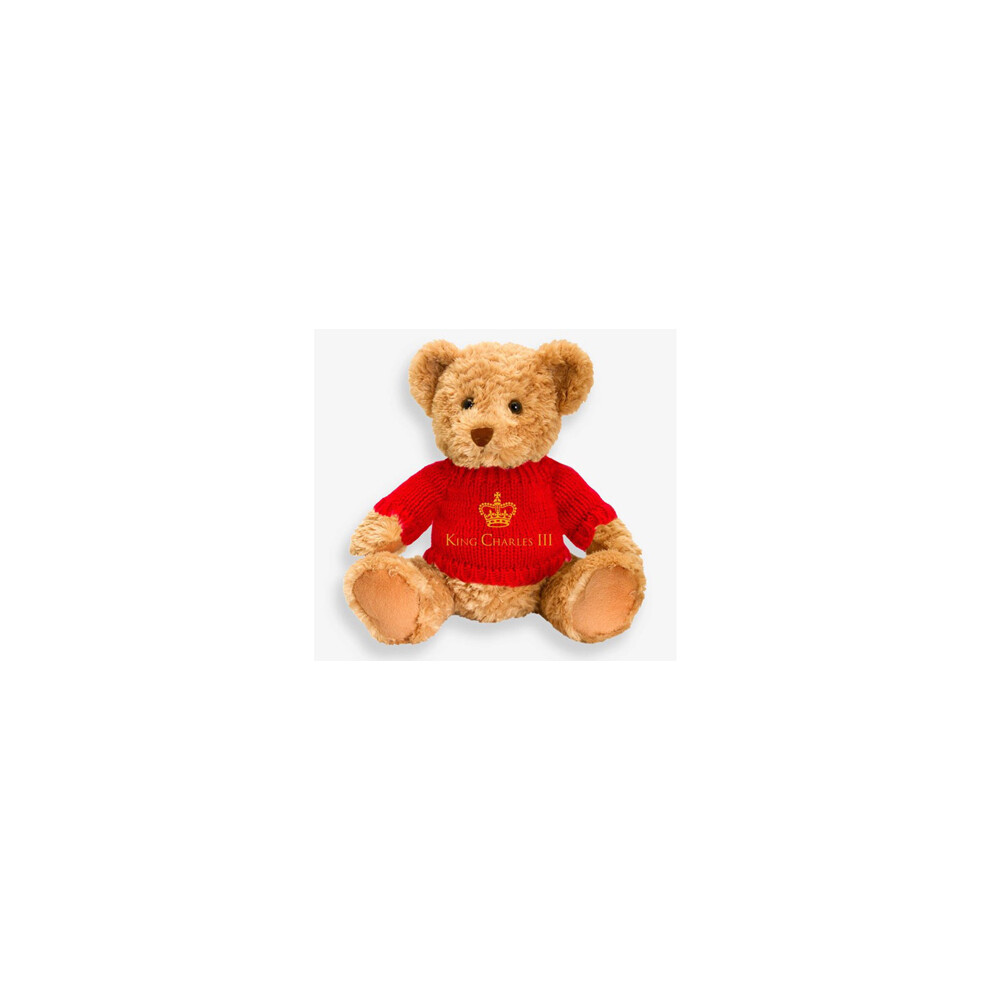 Keel 30Cm Keeleco Teddy Bear With King Charles Iii Jumper - Plush Soft Toy