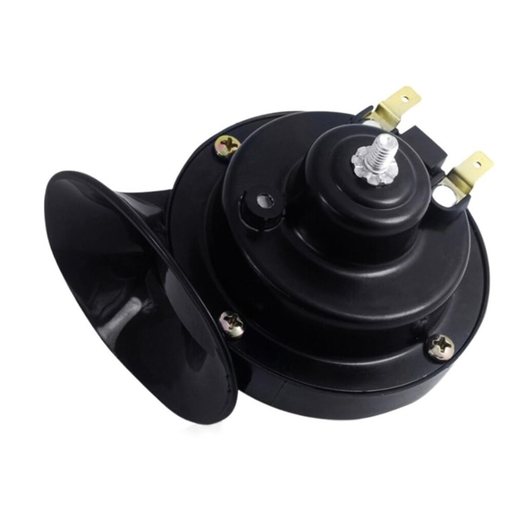 Air Horn Dual Tone Snail Horn For Motorcycle 12V60v 110Db Loud Black 9382693087942