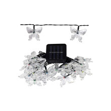 Enchanted Butterfly Solar String Lights, Waterproof Solar Powered Garden Light String with Low Power Consumption, Perfect for Outdoor Indoor Lighting