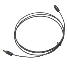 Cabo de áudio óptico de alta velocidade com fibra óptica para transmissão de som cristalino e zero distorção, ideal para home theater, TV, PS4,