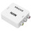 Composite To Vga Adapter, Mini Vga Converter For Desktops Laptops Hdtv Boxes With Plug And Play Functionality 5