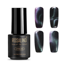 Chameleon Gel Polish Soak Off, Galaxy Effect Magnetic Nail Polish Sparkling Cat Eye Gel With Magnet For DIY Nail Art And Professional Salon Use