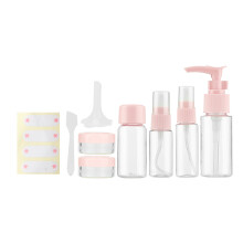 Ensemble de flacons vides pratiques pour lotion, accessoires de voyage réutilisables, en matériau durable et avec brumisateur fin pour les produits