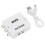 Composite To Vga Adapter, Mini Vga Converter For Desktops Laptops Hdtv Boxes With Plug And Play Functionality 7