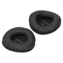 Öronkuddar för headset, ersättningskuddar i premiumbomullsmaterial i konstläder för 75 mm hörlurar, återuppväck din kärlek till musik.
