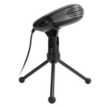 Microfon condensator de înaltă sensibilitate USB cu trepied încorporat pentru podcasturi Home Theater, microfon cu reducere a zgomotului cu