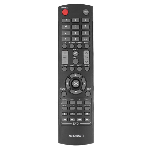 Insignia Tv Remote Replacement With Universal Fit No Coding Necessary Long Range Ir Technology Durable Wear Resistant Housing Meets Basic Needs Perfec