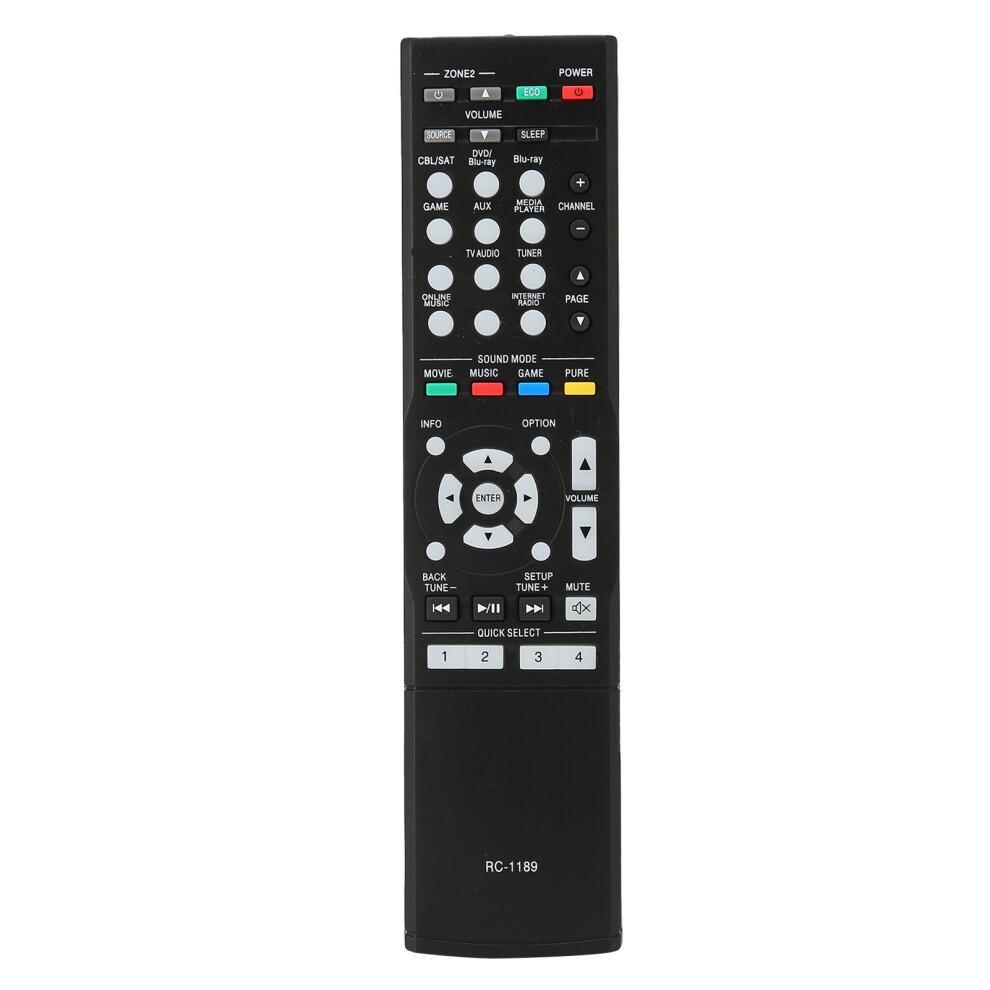 High-Performance Replacement Remote Control For Your Av Receiver, Well Responsive And Solid Quality, Ensuring Smooth Operation Without Hassles 9176269206956