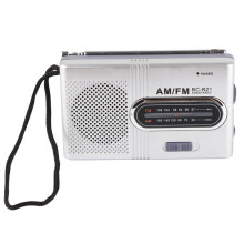 Radio de transistores compacta, dispositivo portátil AM/FM con recepción excepcional, perfecta para uso en interiores y exteriores.