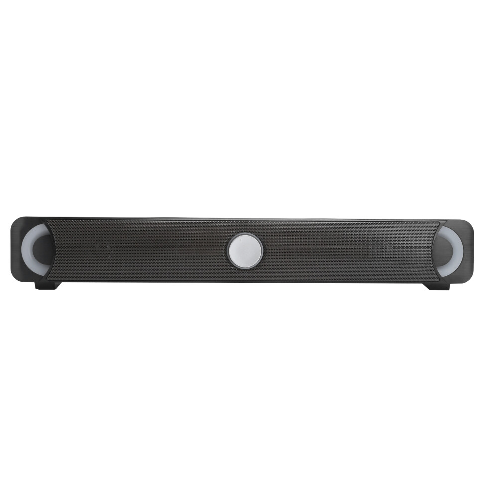 Desktop Soundbar, Portable Computer Speakers With Clear Sound, Usb Powered Hifi Stereo System, Noise Reduction Full-Range Speakers, Led Show For Light 9176269204839