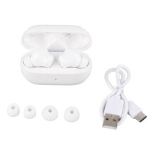 Căști True Wireless, Bluetooth 5.0 cu anulare activă a zgomotului, sunet stereo surround Hi-Fi, control tactil și potrivire confortabilă pentru
