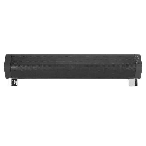 Wireless Bluetooth Speaker Portable Soundbar With Built In Mic Space Saving Design Dynamic Lighting Effects For Tvs Projectors Tablets 1