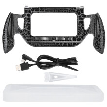 Ergonomisch ontworpen griphouder voor Sony PS Vita 2000. Hoogwaardige rubberen handgreep, comfortabel, antislip, mat oppervlak, lichtgewicht