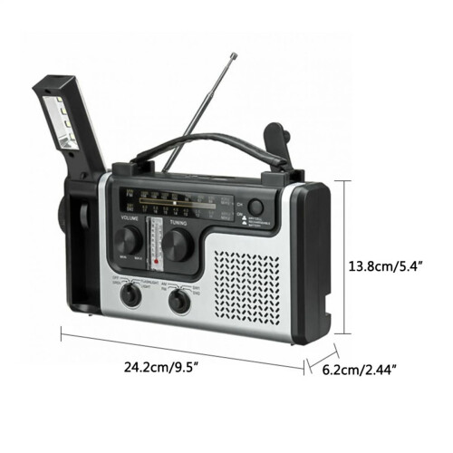 Ραδιόφωνο Vintage Transistor, Φορητό Ραδιόφωνο AM FM με λειτουργίες υψηλών και χαμηλών 2