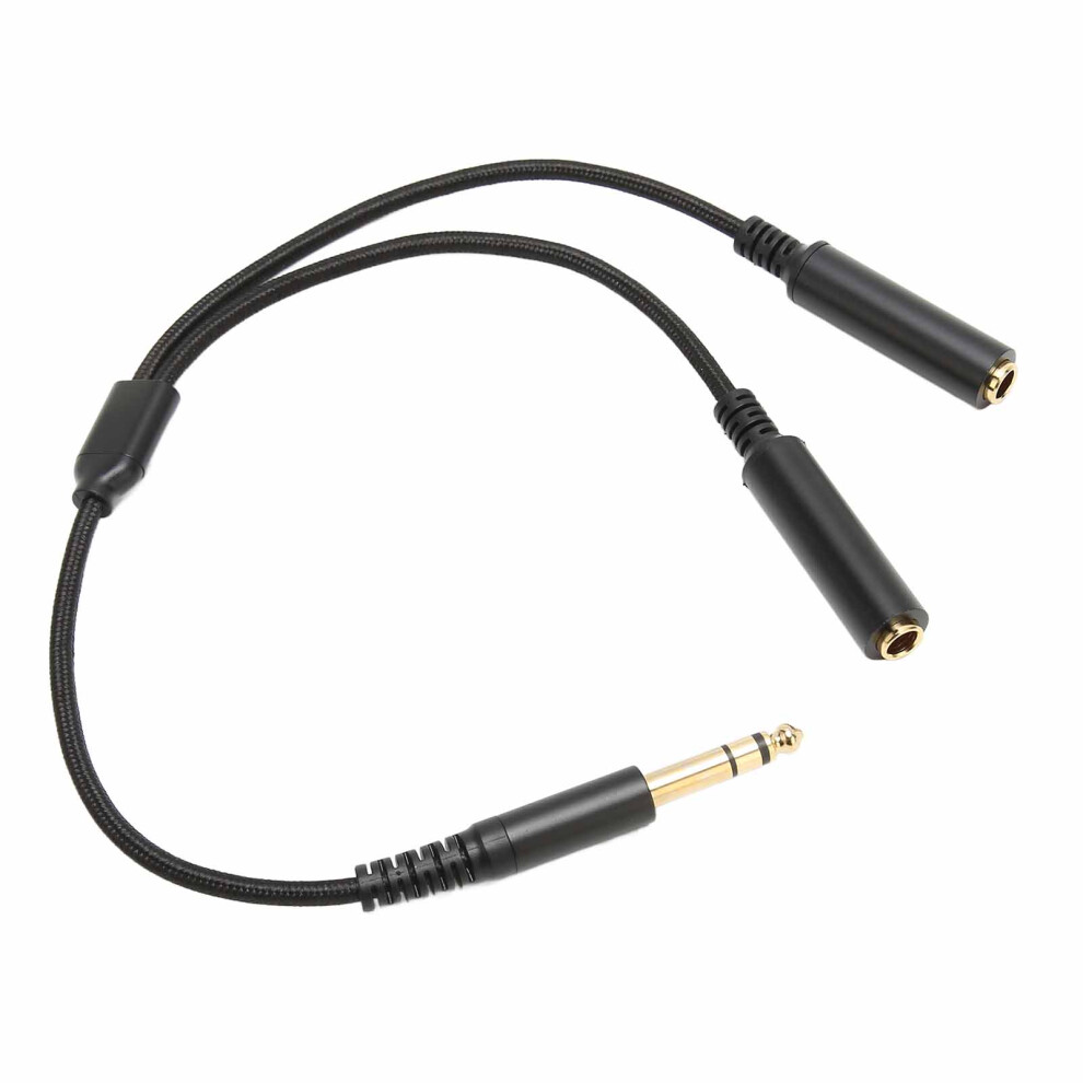 Stereo Splitter Cable, Oxygen Free Copper For Clear Sound Transmission, Shielded Layer Offers Emi Rfi Protection, Heavy Duty Construction With Rubber 9773935467590