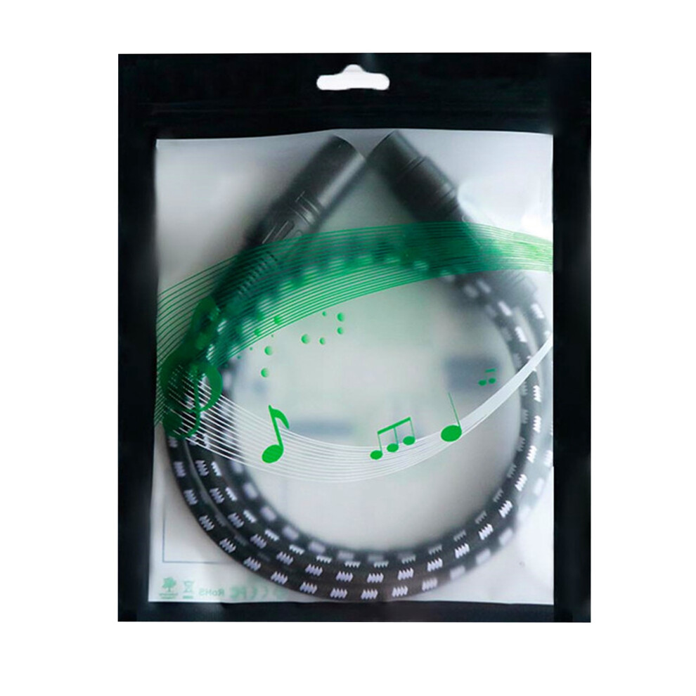 Plated Xlr Cables With Dual Shielding For Live Sound, Balanced Microphone Extension Cord Using Oxygen Free Copper Nylon Braided Cover Heavy Duty Gold 9773935467583