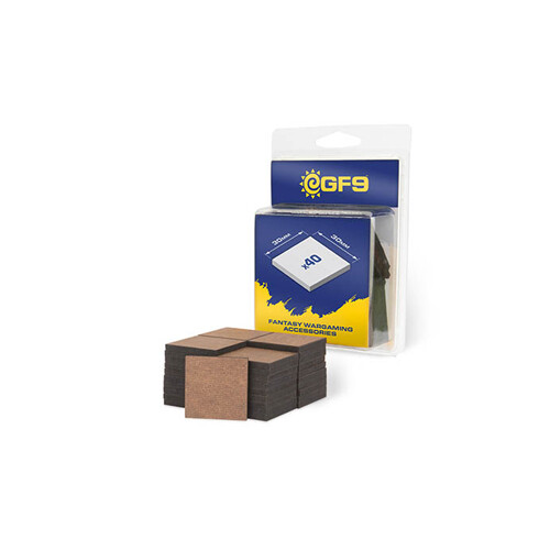 GF9 MDF Bases 30mm x 30mm (40) - Tabletop Miniatures Wargame