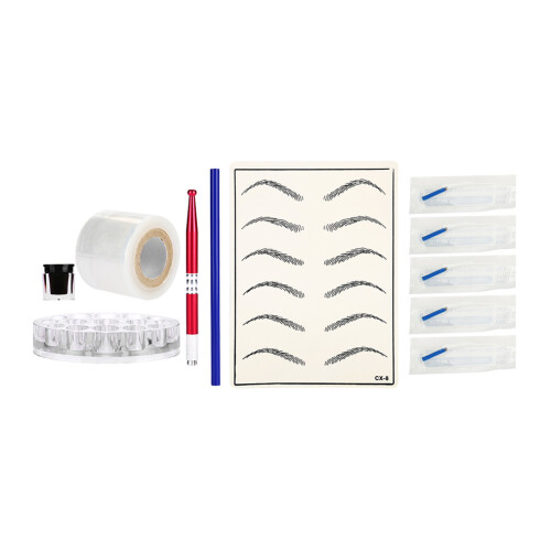 Precision Tattoo Kit, Stainless Steel Needles With Sharp And Smooth Edges For Multi-function Pen, Ergonomic Grip Permanent Makeup Tools, Gamma Radiat