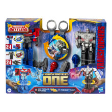 Transformers One Robot Battlers Actiefiguur 2-Pack, 4.5-Inch Optimus Prime, 4.5-Inch Megatron