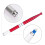 Precision Tattoo Kit, Stainless Steel Needles With Sharp And Smooth Edges For Multi-function Pen, Ergonomic Grip Permanent Makeup Tools, Gamma Radiat 6