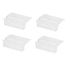 4Pcs Aquarium Fish Tank Plastic Clips Glass Cover Strong Support Holde