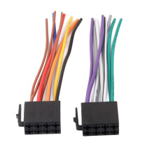2Pcs Radio Audio Stereo Install Car Wire Wiring Harness Cable for