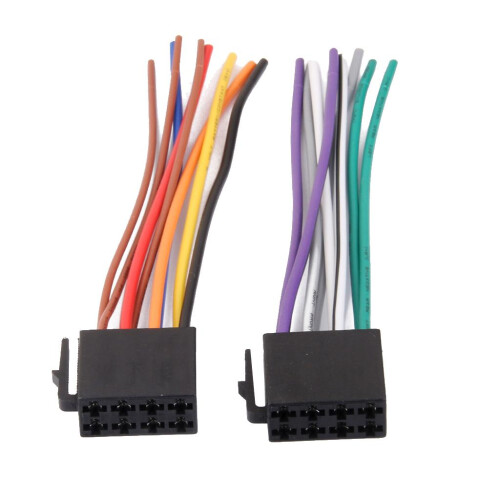 2Pcs Radio Audio Stereo Install Car Wire Wiring Harness Cable for