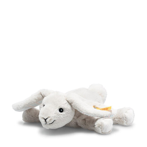 Steiff Floppy Hoppel rabbit, light grey - Plush Soft Toy