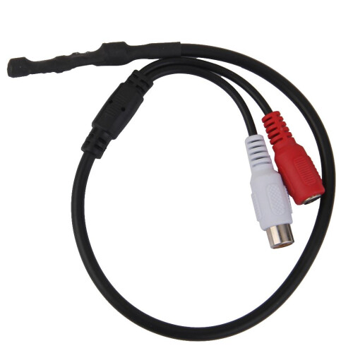 40cm CCTV Camera Mini Microphone Audio/Sound Monitor with RCA 3.5mm Pl 1