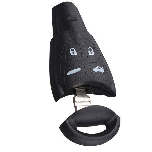 4 Button Remote Key Fob Case Shell uncut blade for SAAB 93 95 9-3 9-5 1