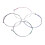 1 Set of 3 /4 4/4 Violin Strings Steel Core Ball End G D A E 2