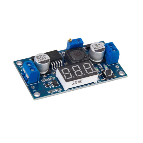 LM2577 DC-DC Adjustable Step-up Power Supply Module with 3-digit Displ 2