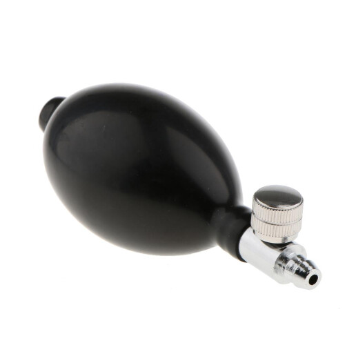 Black Inflator Bulb Air Pump with Control Valve for Blood Pressure Mon 1