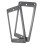 2pcs Plastic Flat Humbucker Pickup Mounting Frame for Electric Guitar 2