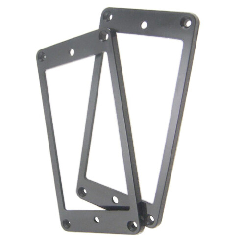 2pcs Plastic Flat Humbucker Pickup Mounting Frame for Electric Guitar 1