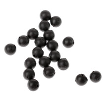 20pcs 5mm Rubber Fishing Beads Lure Floating Rig Beads Carp Fishing Ta
