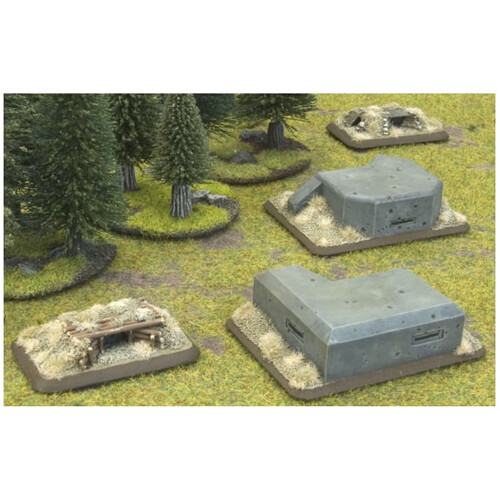 Defenses: Machine Gun Bunkers (x4)