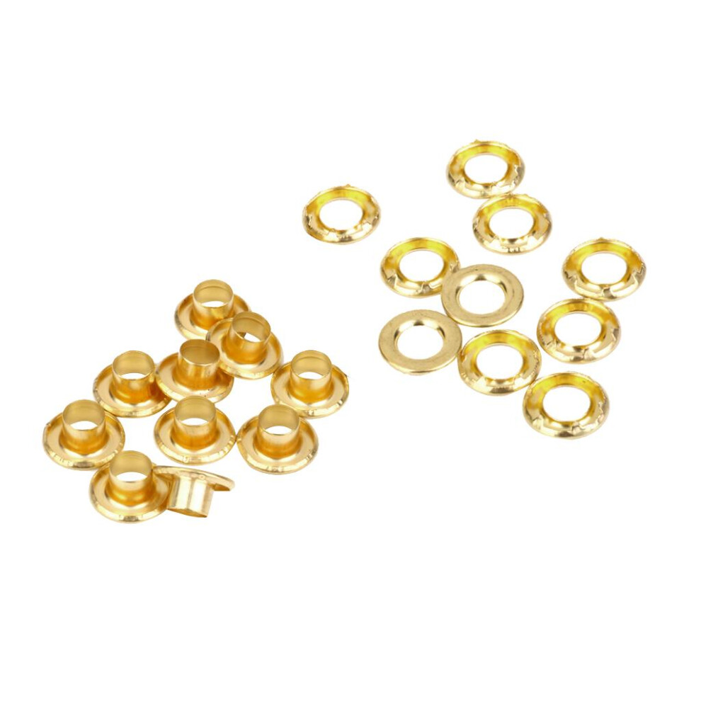 10 Pieces Copper Tent Awning Grommets Tarp Eyelets Replacement Kit Gol 6901423378018