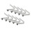 10 Pack Tent Pole Kayak Paddle Push Button Spring Snap Clip Locking Tu 3