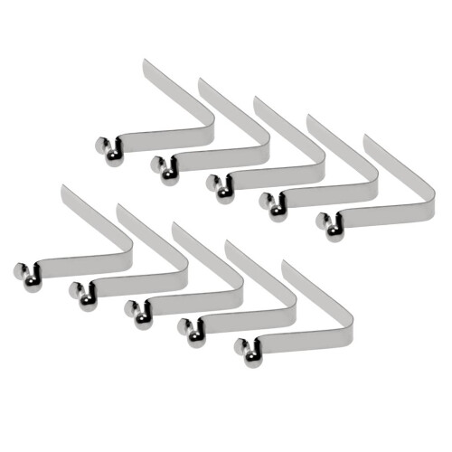 10 Pack Tent Pole Kayak Paddle Push Button Spring Snap Clip Locking Tu 2