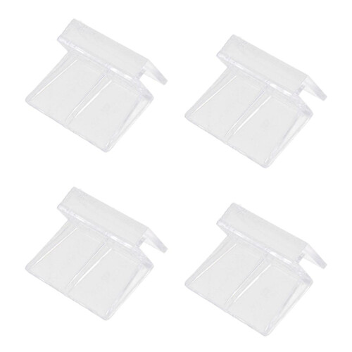 4Pcs Aquarium Fish Tank Plastic Clips Glass Cover Strong Support Holde 2