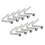 10 Pack Tent Pole Kayak Paddle Push Button Spring Snap Clip Locking Tu 2